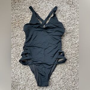 Lunalae Elegant Black One piece